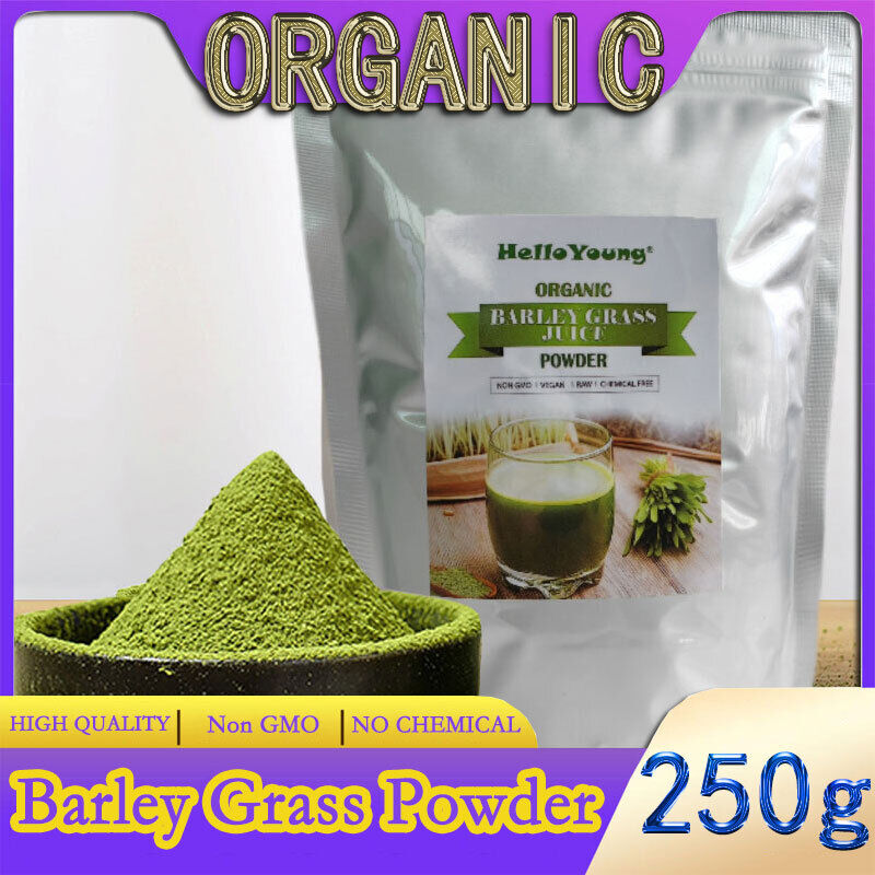 barley powder Organic Barley Grass Powder 250g barley grass lowering cholesterol