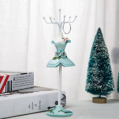 Jewelry Display Holder Resin Mannequin Dress Necklace Earring Bracelet Organizer