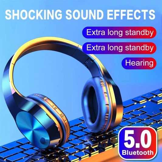 Audifonos inalambricos Bluetooth 5.0 Plegables Auriculares Universal Telefonos