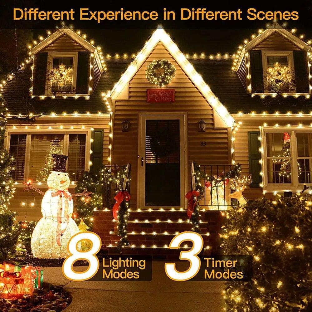 Christmas Lights Strip Lights Outdoor FREE SHIPPING