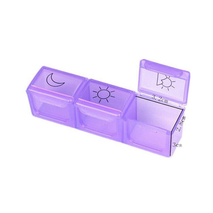 Classification Medicine Cases 1Pc 7 Days 21 Grids Handy Seven Colors Travel Kit