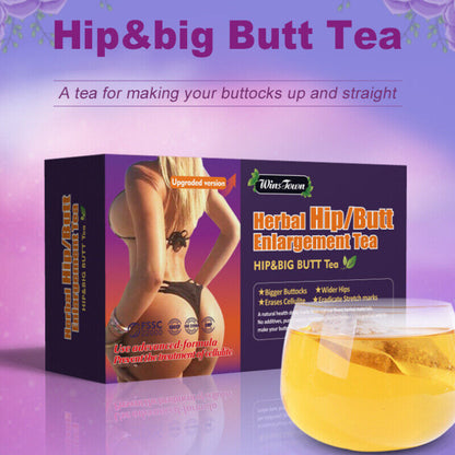 Herbal Buttock Enhancement Tea Warped Cozy Tea Hips Big Butt Tea 90g