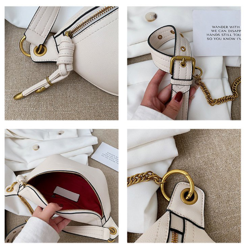 Women Packs Leather Belt Bags Shoulder Wild Chest Crossbody Bag Pouch