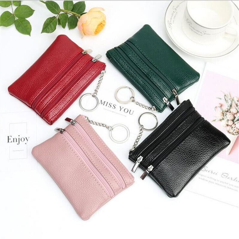 Leather Purse Women Small Wallet Purses Mini Zipper Money Bags Pocket Wallets
