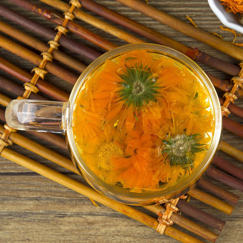 Chinese Marigold Tea Calendula Officinalis Tea Flower Tea Dried Herbal Tea Hot