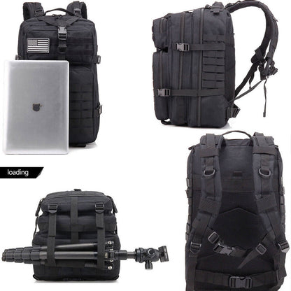Tactical Backpack Travel Hiking Camping Hunting Bug 3D Rucksack Men Army Bags