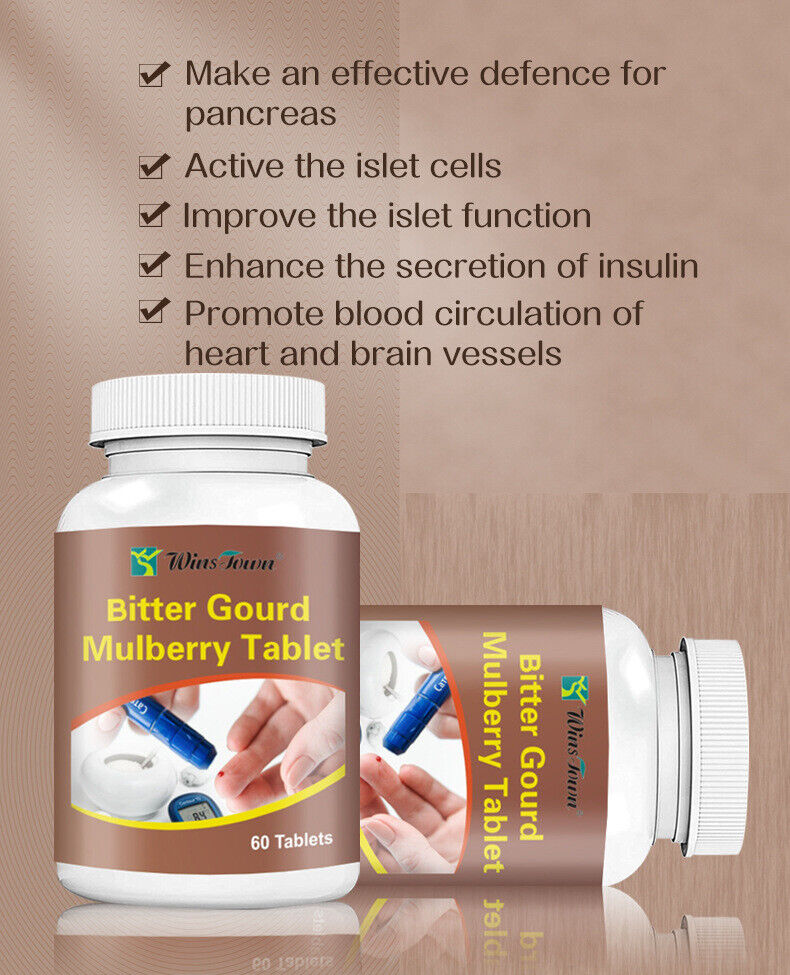 Bitter Gourd Mulberry Tablet Diabetic Glucose Support Supplement Blood Sugar