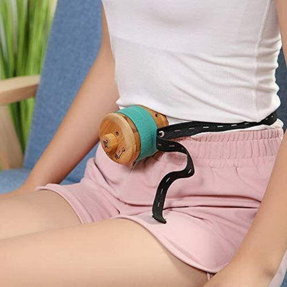 Moxa Burner Box Moxibustion Box Holder Bamboo Pot 2.6 Inch Acupoints Therapy