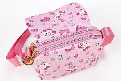 Girl Gift Kuromi My Melody Cinnamoroll Hello Kitty Crossbody Shoulder Bag Zipper