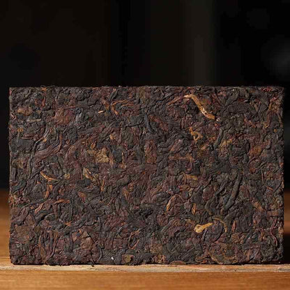 Organic Pu-erh Cooked Tea 250g Yunnan Ripe Pu-erh Tea Brick Menghai Pu'er Tea