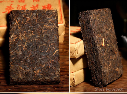 organic Traditional Ancient Ripe Puer Tea Organic Pu'er Black Tea Brick 100g