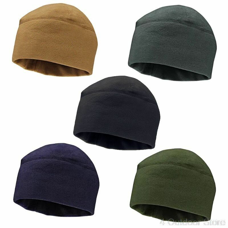 Unisex Winter Soft Warm Cap Polar Fleece Thickened Beanie Hat Windproof Thermal