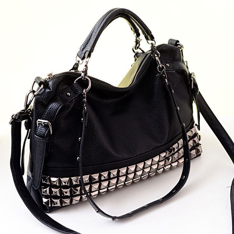 Women's Vegan Leather Luxury Messenger Large Bag Big Shoulder Crossbody Handbag