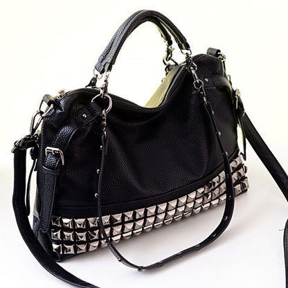 Women's Vegan Leather Luxury Messenger Large Bag Big Shoulder Crossbody Handbag