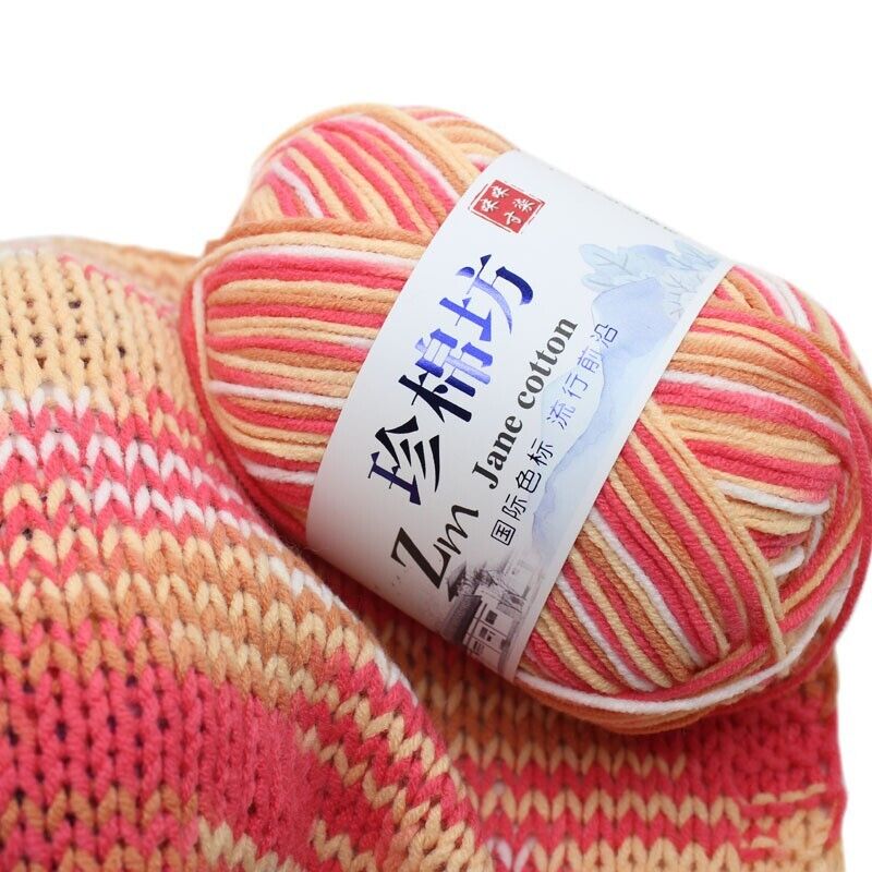 Hot Sale 50g Soft Crochet Yarn DIY Hand Milk Baby Cotton Knitting Wool Yarn