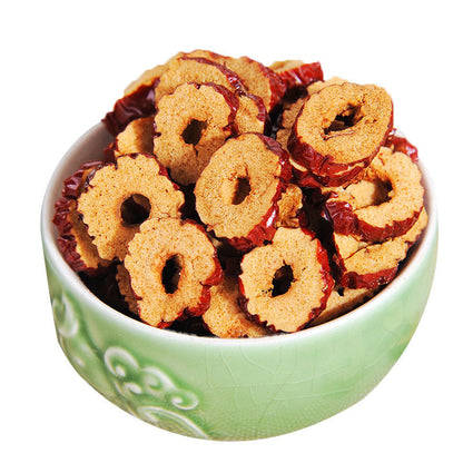 Chinese Food Dried Seedless Red Date Ziziphus Jujube Slices Herbal Tonics Tea