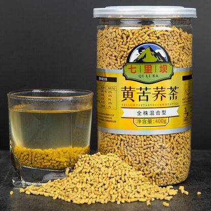 400g Health Care Whole Plant Tartary Buckwheat Tea Quanzhukuqiaocha Herbal Tea