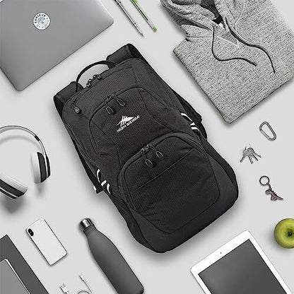 High Sierra Swoop SG School DayPack Travel Laptop Bag with One Size, Black