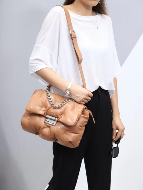 Women Cotton Feather Down Bag Crossbody Bag Handbag Shoulder Tote Bag