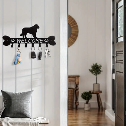 1pc Wall Mounted Key Holder Metal Key Hook For Wall, Decorative Wall Rack