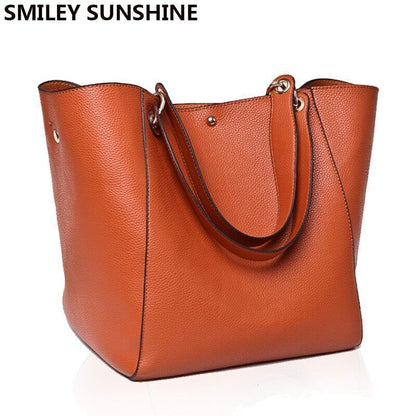 Brown Women Shoulder Bag Leather Bag Female Genuine Handbag Crossbody Bag