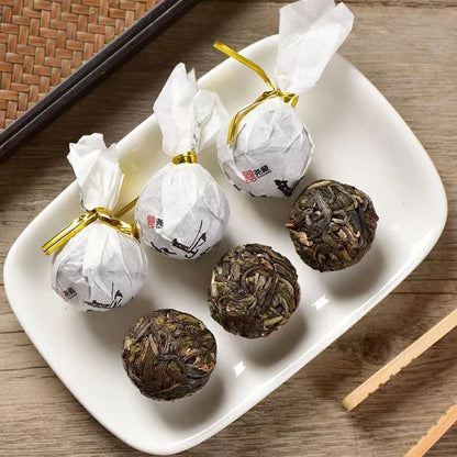 300g Iceland Puerh Raw Tea Dragon Ball Hundred Old Tree Pu-erh Raw Tea Green Tea