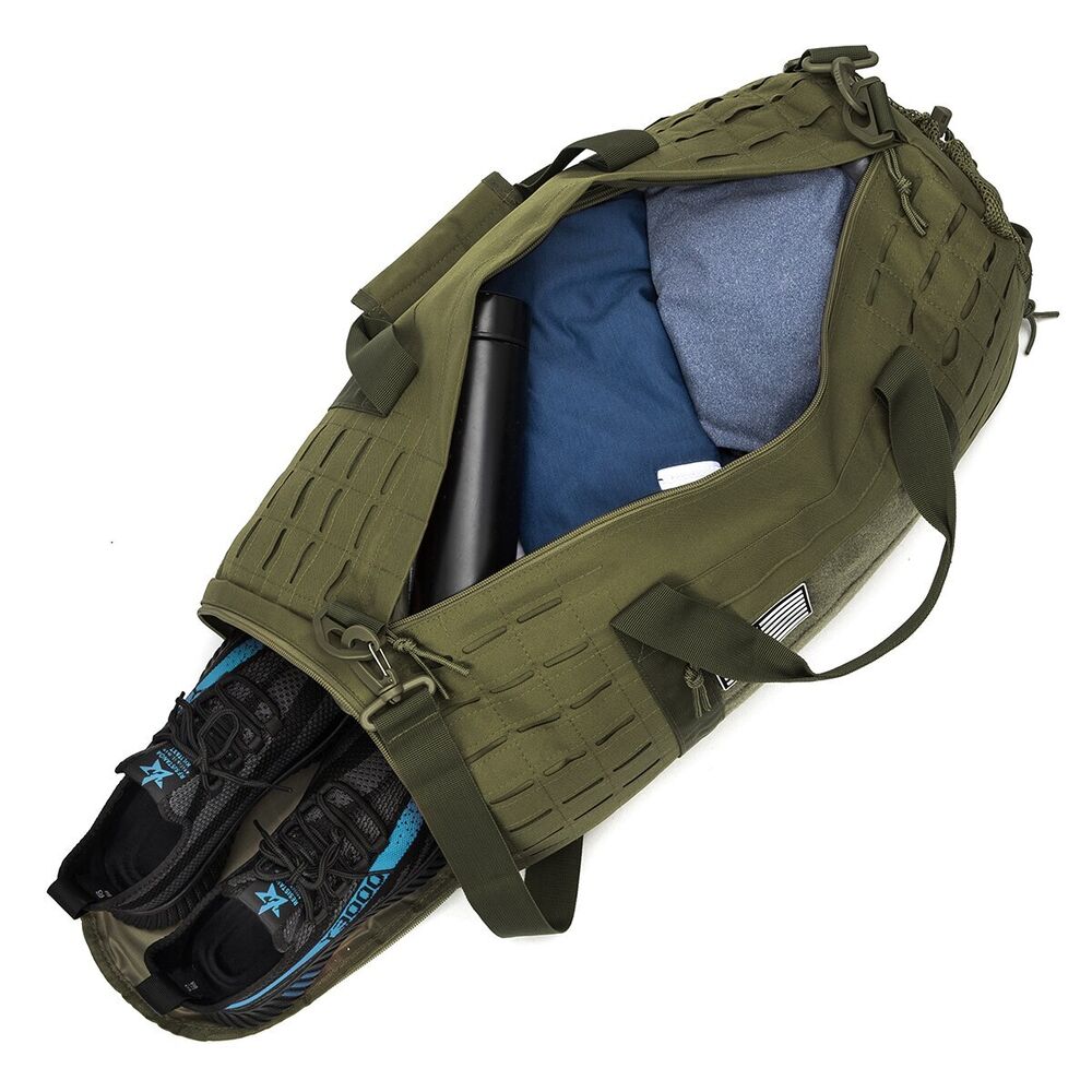 40L Sport Gym Bag Men Tactical Bag Travel Training Bag Shoe Basketball Bag