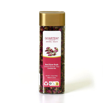 HELLOYOUNG 100g Red Rose Bud Dried Edible Petal Flower Chinese Herbal Tea