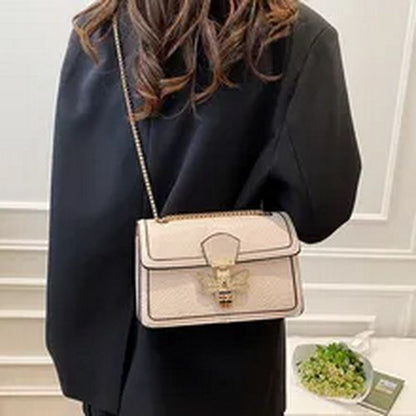 Women's Fashion Luxury Bag Crocodile Pattern One Shoulder Messenger Bag Chain