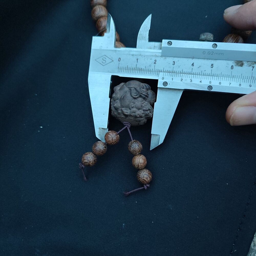 12mm Amitabha Buddha Pipal Bodhi Banyan Mala Monk Tibetan Bracelet Bead Art