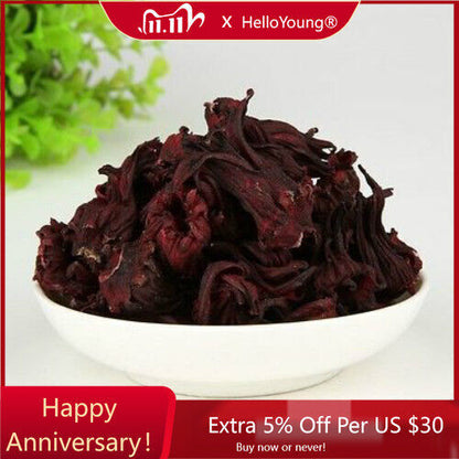 50g Roselle Organic Natural Flower HerbDetox Healthy Drink Hibiscus Tea-