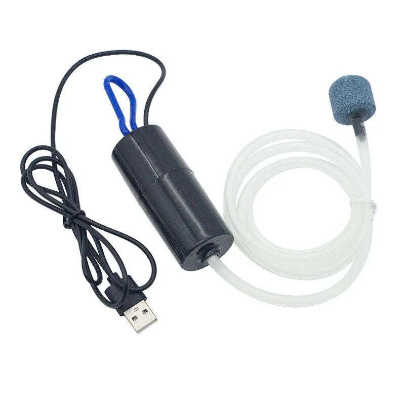 Aquariums Accessory USB Air Pump Fish Tank Silent Compressor Mini Oxygen Aerator