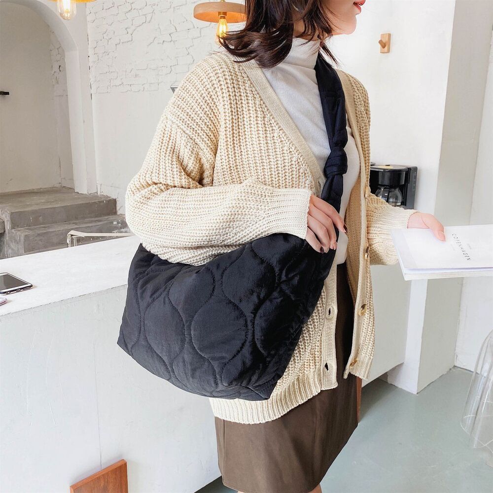 Large Black Handbags Bags Crossbody Shoulder Bag Cute Hobos Pouch 57*31*11 Cm