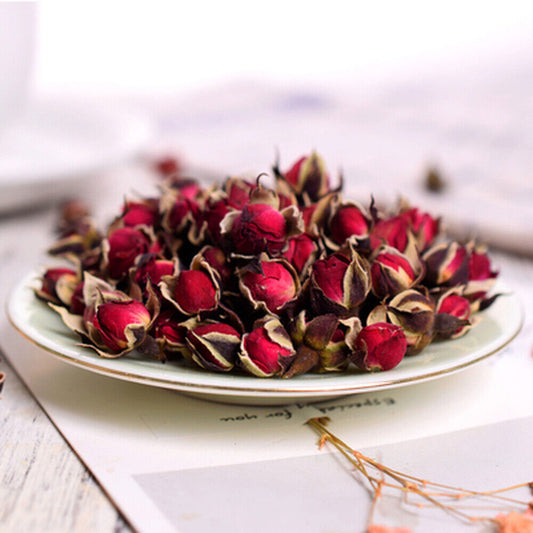 Organic Flower Red Rose Bud Tea,Aroma Dry flowers Floral Herbal Blooming Tea