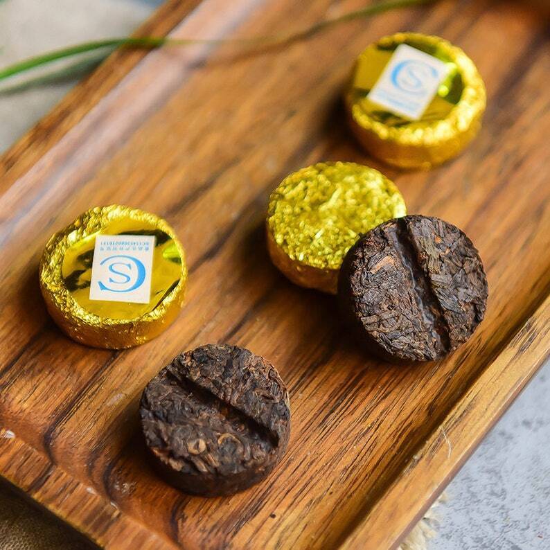 Organic Mini Pu'er Tea Yunnan Ripe Puerh Tea Natural Healthy Tea