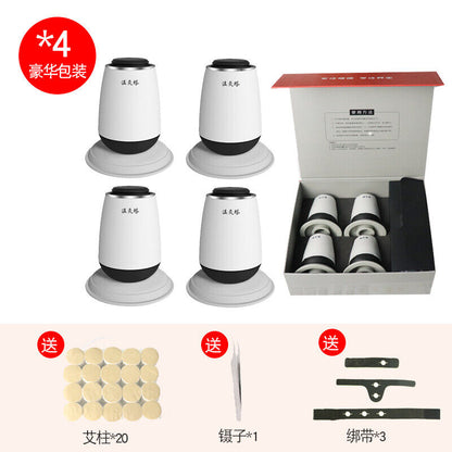Moxibustion Box Portable Moxa Tools Smokeless Wormwood Cup Mugwort Pot 无烟悬灸杯艾灸罐