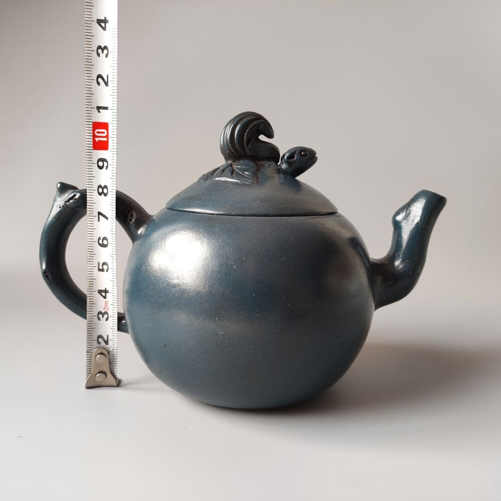 Chinese Yixing Purple Clay Teapot Tea Set Pot Zisha Ceramic Cute Decor Figurine