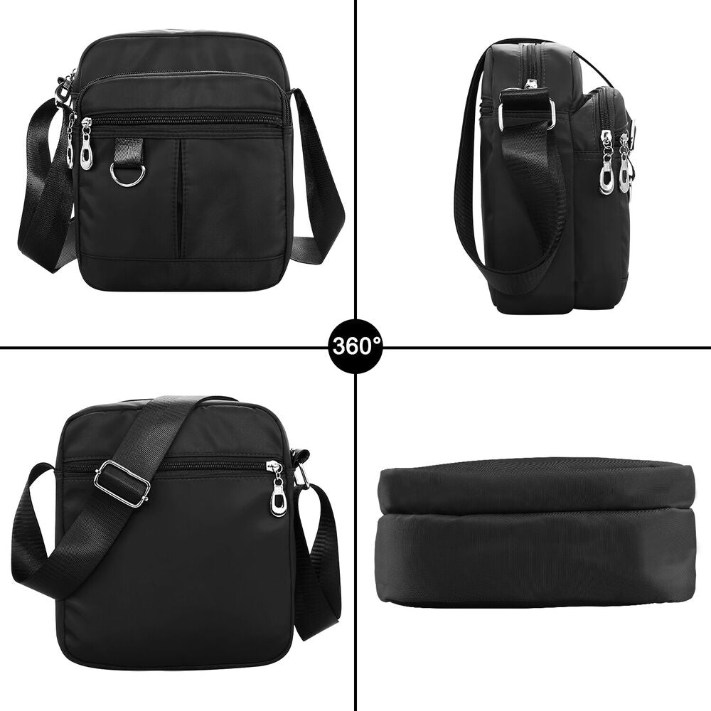 Women Ladies CrossBody Messenger Bag Shoulder Bag Nylon Waterproof Purse Handbag