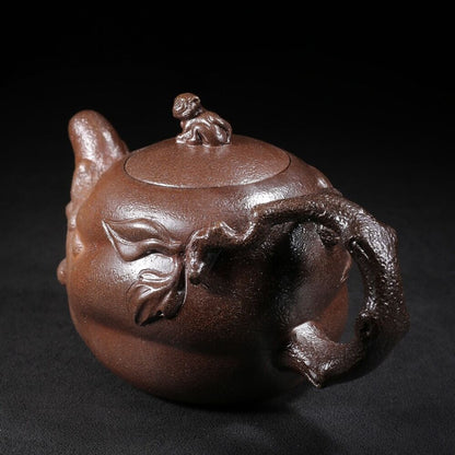 Chinese Yixing Purple Clay Teapot Tea Set Pot Zisha Ceramic Cute Decor Figurine