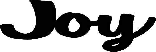 Joy Word Metal Wall Art | 9" Long X 4" High
