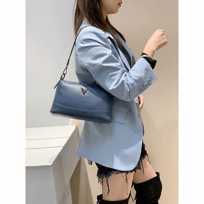 Women Genuine Leather Bag Female Natural Cowhide Shoulder Cross-body Bag