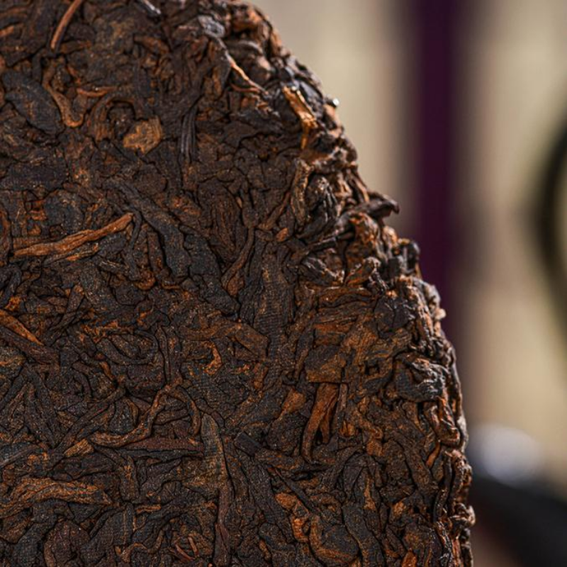 357g Menghai Ripe Puerh Tea Cake Laobanzhang Pu-erh Cooked Tea Yunnan Pu'er Tea