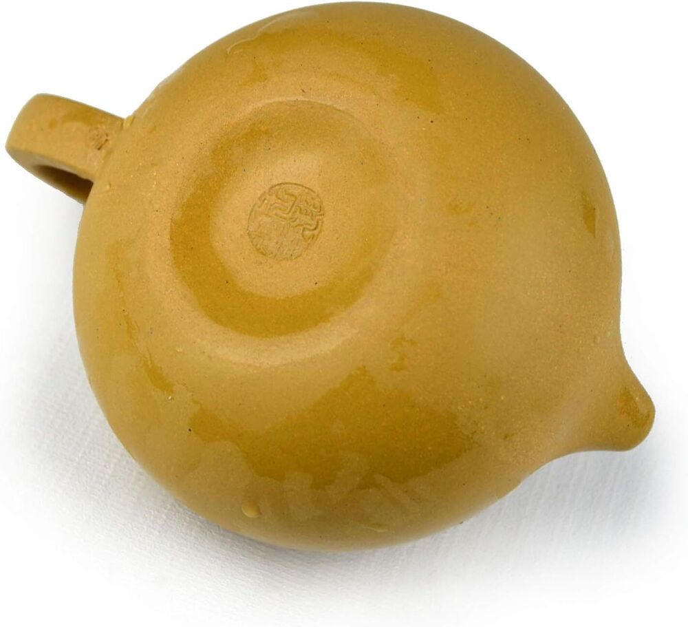 Teapot 8oz Chinese Gongfu Tea Xishi Pots Natural Zisha Clay Classic Yellow