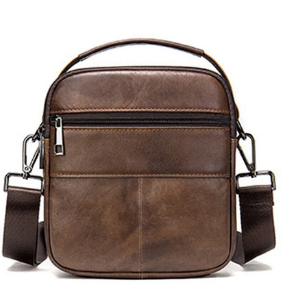 100% Genuine Leather Men's Messenger/Shoulder Bag Small Handbags Crossbody Bags