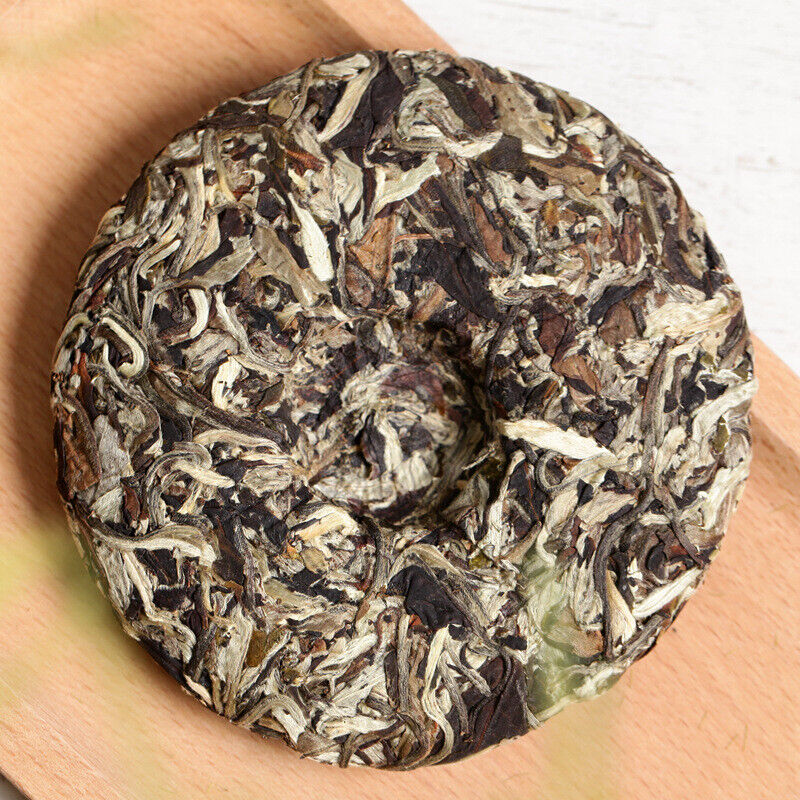 100gYunnan Puer White Buds Raw Ancient Tree Shen Pu Erh Tea Moon Light Pu'er Tea
