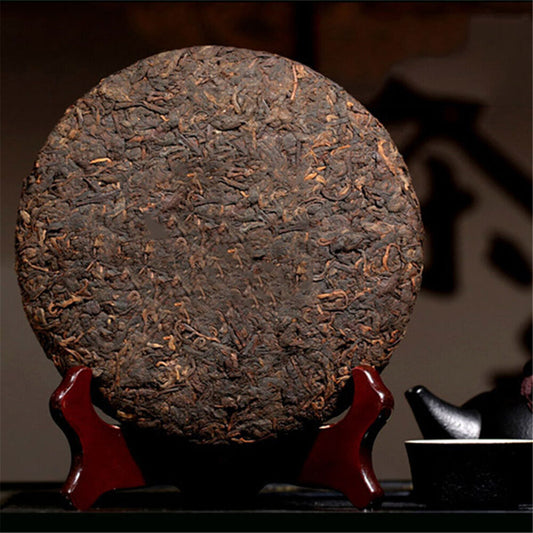 Puerh Tea Cake Ancient Pu-erh Tea Tree Yunnan Ripe Puer Black Tea 357g