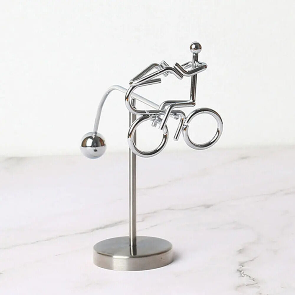 Balance Toys Ornaments Stainless Steel Swing Tumbler Rotating Kinetic Home Decor