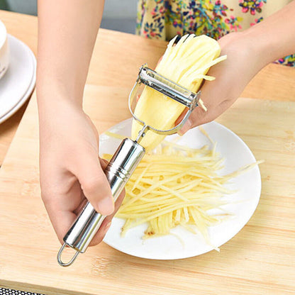 Stainless Steel Potato Slicer Fruit Vegetable Graters Paring Knife Cooking Tool