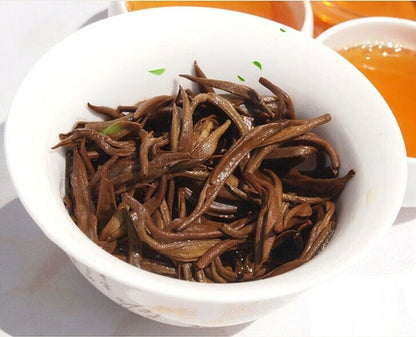 High quality golden snail Dian Hong Jin Luo handmade pure bud Yunnan black tea brand new-