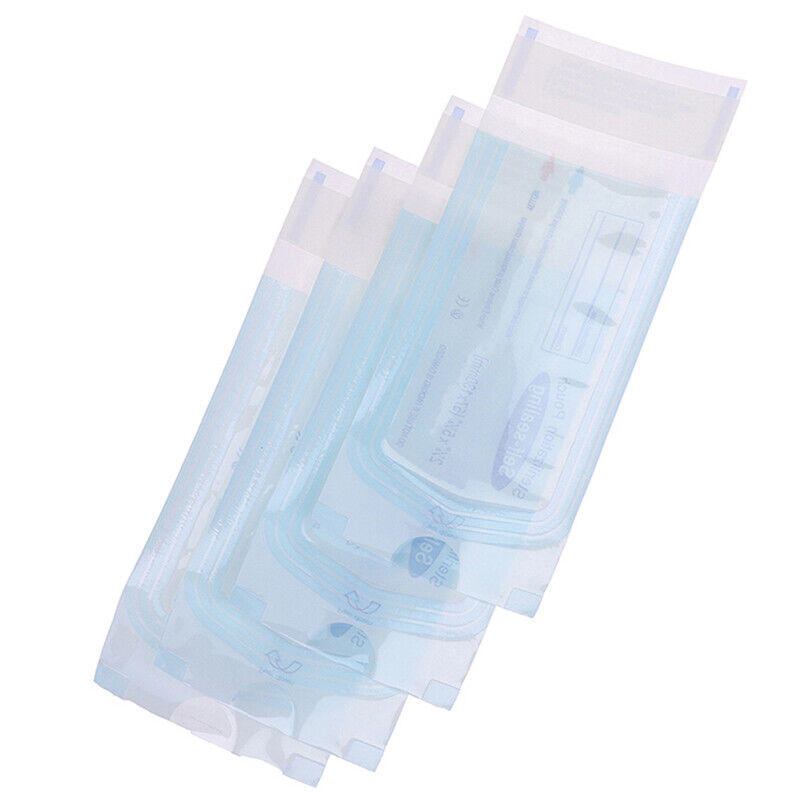 200Pcs Disposable Sterilization Disinfection Bag Set Nail Tool Sterilizer PP Bag